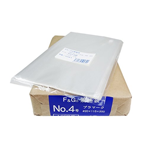 Amazon.co.jp: NIC FG規格袋 OPP ボードン #20 4号 4穴 100枚入